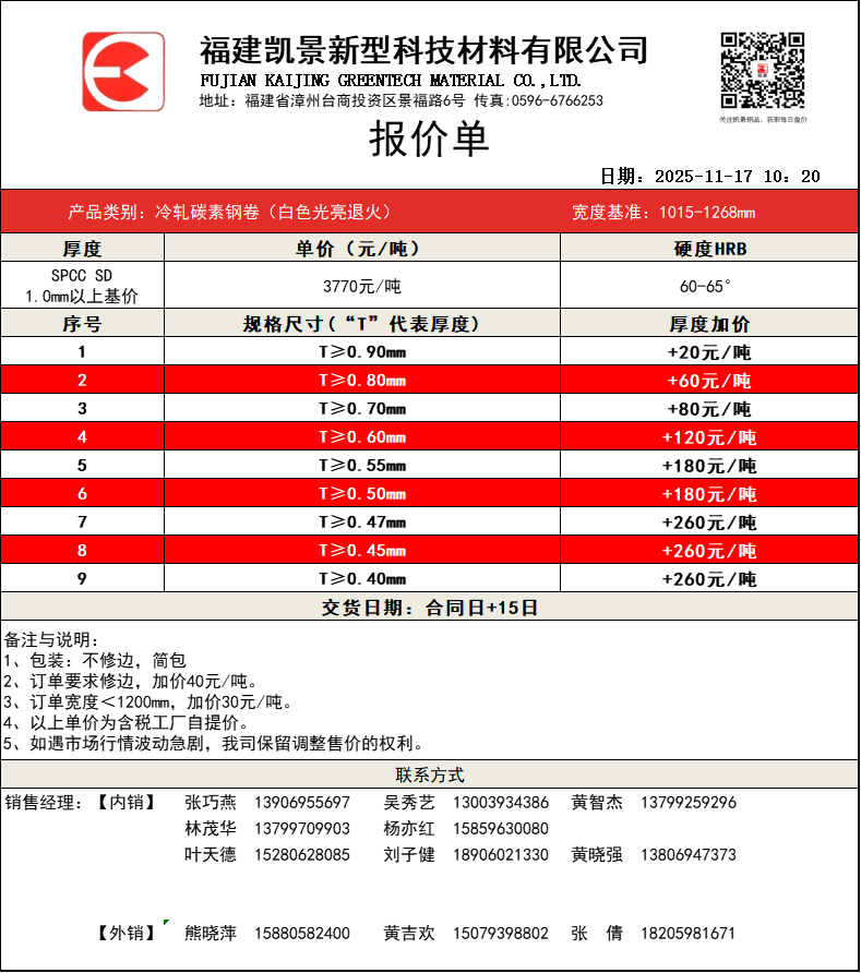 福建凱景新型科技材料有限公司